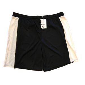Men's XL Mesh Basketball Shorts Bonobos Black and White with Pockets NEW